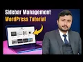 How to Add or Remove Sidebar in WordPress WordPress Sidebar Tutorial