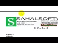Lesson 07 PHP - Variables Scope