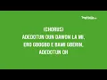 Brymo – Adèdótun - LYRICS
