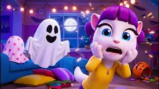 Talking Angela 👻🎃 HALLOWEEN IN THE CITY! 🌙 เมืองฮาโลวีนสุดหลอน! 😱✨Super Toons TV Thai