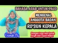 Lagu BAHASA ARAB UTK PAUD  ||  RO'SUN KEPALA Mengenal Anggota Badan || Dengan Lagu dan Gerak