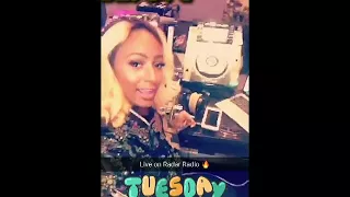 dj cuppy in england radio station talks about her singles with tekno
