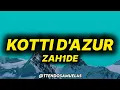 ZAH1DE - Kotti D'azur (lyrics/text)
