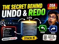 DSA Lecture 2 The Secret Behind Undo Redo Browser History Stacks