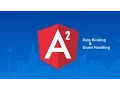 Data binding and Event handling-Angular 2 tutorial series