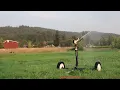 1000F Wheeled Sprinkler Cart Watering A Pasture II