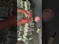 This is how I join yarn to change color in blankets