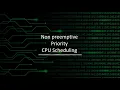 Non preemptive Priority CPU Scheduling Operating Systems Anna University Engineering Tamil
