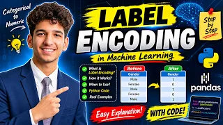 LABEL ENCODING in Machine Learning Explained Simply with Python