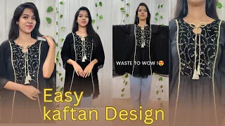 The SECRET to Making a Stylish Kaftan at Home with Scrap Fabric