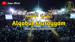 al qolbu mutayyam az zahir lirik sholawat majelis az zahir