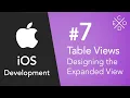 Tinkering with Table Views - Designing the Expanded View