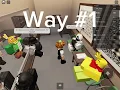 Tutorial on the you aren t you badge in roblox the waiting room