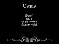 Vedic Hymns -Ushas (Dawn) by Gustav Holst