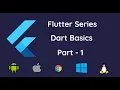 Flutter Series Dart Basics Part - 1 Beginners Installation Dart SDK Data Types