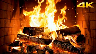 Cozy Burning Fireplace With Christmas Atmosphere With Crackling Fire For Cozy Christmas Evenings 