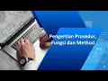 Prosedur dan Fungsi untuk Membuat Sub-program di Java