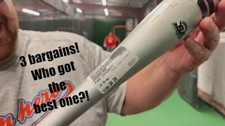 We bought 3 used bats from Play It Again Sports and put them to the test Who got the best deal