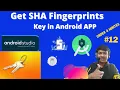 How to Get SHA Fingerprints Certificate Key from Android App SHA Fingerprints