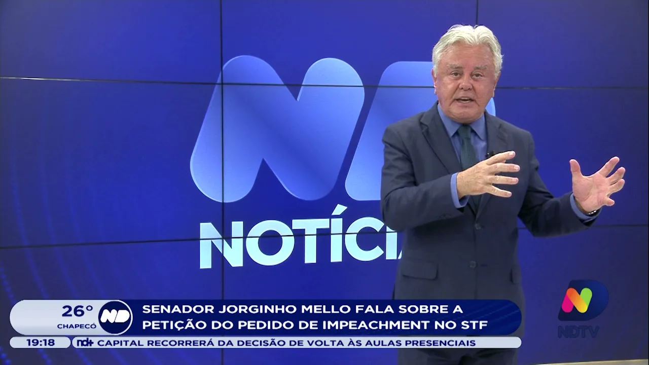 Senador Jorginho Mello fala sobre a petição para pedido de impeachment no STF