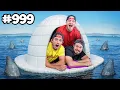 1 000 EXTREME WAYS To Survive For 24 HOURS
