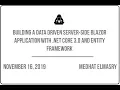 Building a data driven server-side Blazor application with NET Core 3 0 and Entity Framework