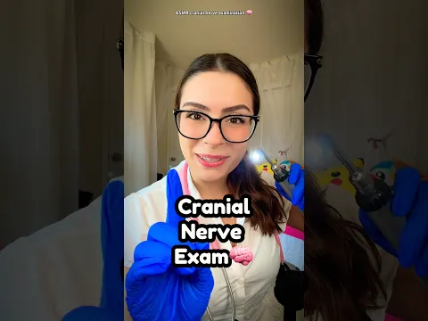 ASMR Cranial Nerve Exam 🧠👀 FAST & Tingly #asmr #triggersforsleep #asmrforsleep