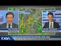 Meteorologist David Yeomans discusses rainy forecast flooding risk