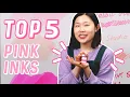 Lagu Swatching Our Top 5 Pink Inks!