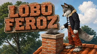 3 CUENTOS INFANTILES DEL LOBO FEROZ: Los tres cerditos, Caperucita Roja y Los Siete Cabritillos