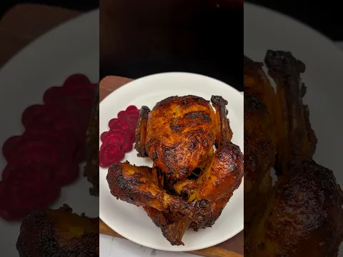 Full Chicken Tandoori 🐓🔥 #asmr #cooking #chickentandoori #tandoorichicken #food #cooking