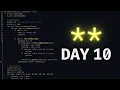 Advent of Code 2023 - Day 10 Livecoding and Solution Walkthrough Python