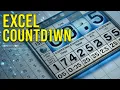 Create A Date Time Countdown in Excel