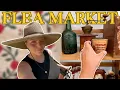 HUGE Flea Market Vlog Haul Thrift With Me