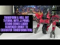 Transform Roll Out TUTORIAL With JJ Prime Studio Series Leader SCAVENGER Robot To Alt