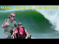 Makki Films Back Surfing for the First Time