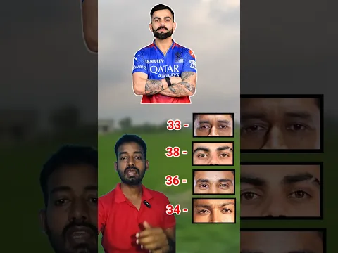 विराट कोहली की आंखें किस नंबर पर है #challenge #viratkohli #shorts #trending