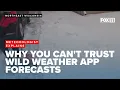 27 inches of snow Meteorologist explains why weather app forecasts are so wild too far in advance