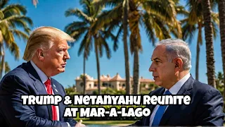Trump And Netanyahu Meet At Mar A Lago Amid Palm Beach Protests  Trump And Netanyahu Meet At Mar A Lago Amid Palm Beach Protests