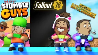 Let's Play Fall Guys Customs & Fallout 76 & PUBG Customs - IT'S THE FALL GUYS WE HAVE AT HOME!