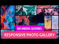 Responsive Photo Gallery without media queries