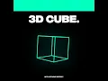 3D Cube Animation Motion Graphics