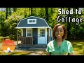 She converted a Shed into a Tiny House ADU now helps others do it