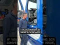 SCR NOx conversion efficiency low