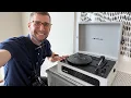 Review of this Crosley Cruiser Plus Vintage 3-Speed Bluetooth - White Sand color
