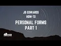 JD Edwards How-To Personal Forms Part 1