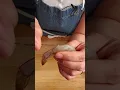 Lagu Deveining Shrimp WITHOUT Opening the Back #shorts