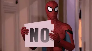 SpiderMan saying No GIF