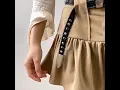 Download Lagu HEYounGIRL Ruffles Khaki Pleated Mini Skirts Summer Preppy Style High Waist Short Skirt Women Korean