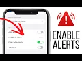 How To Get Eart uake Alerts on iPhone Weather Alerts
